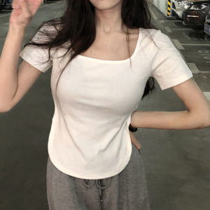 韓版短袖顯瘦t恤