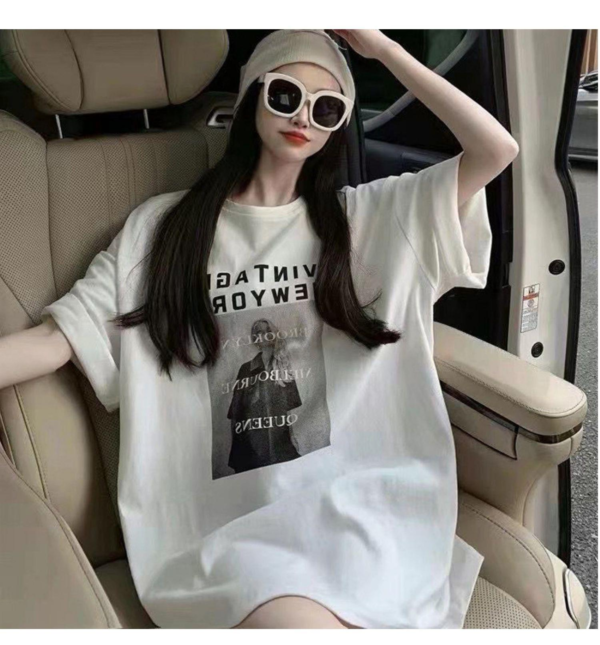 寬鬆美式慵懶t恤