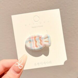 韓系少女感！小魚造型瀏海夾 (一字夾/鴨嘴夾) - 碎髮整理神器